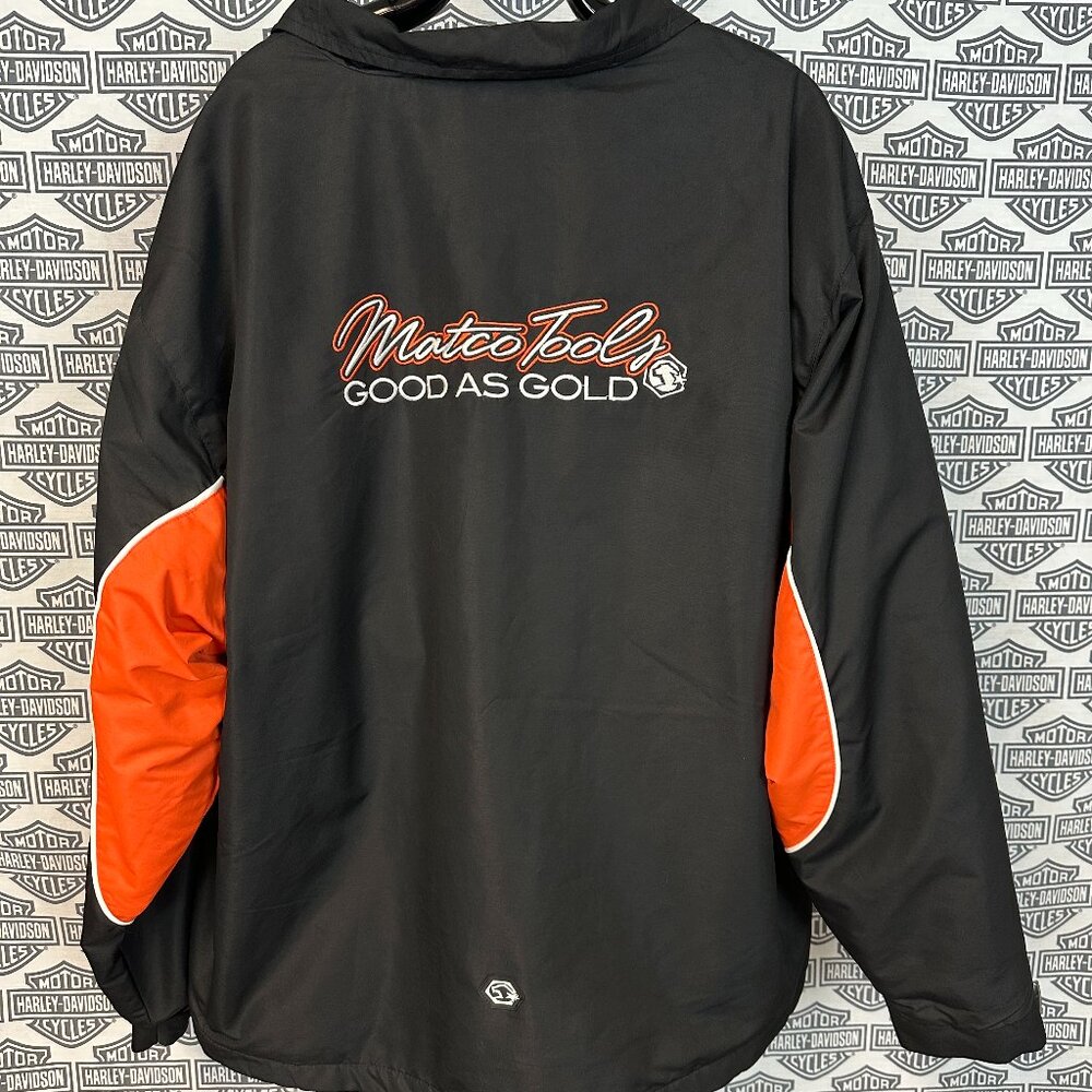 Matco Tools Mens Softshell Jacket Fleece Lined XXL 2XL Black Orange Good As Gold